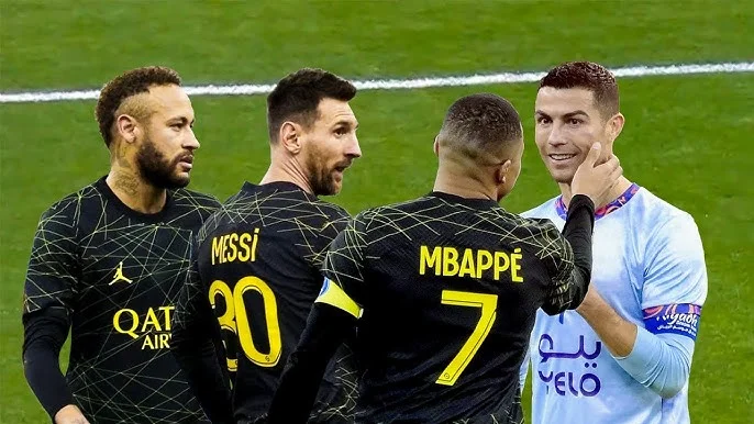 C罗梅西内马尔足球巨星